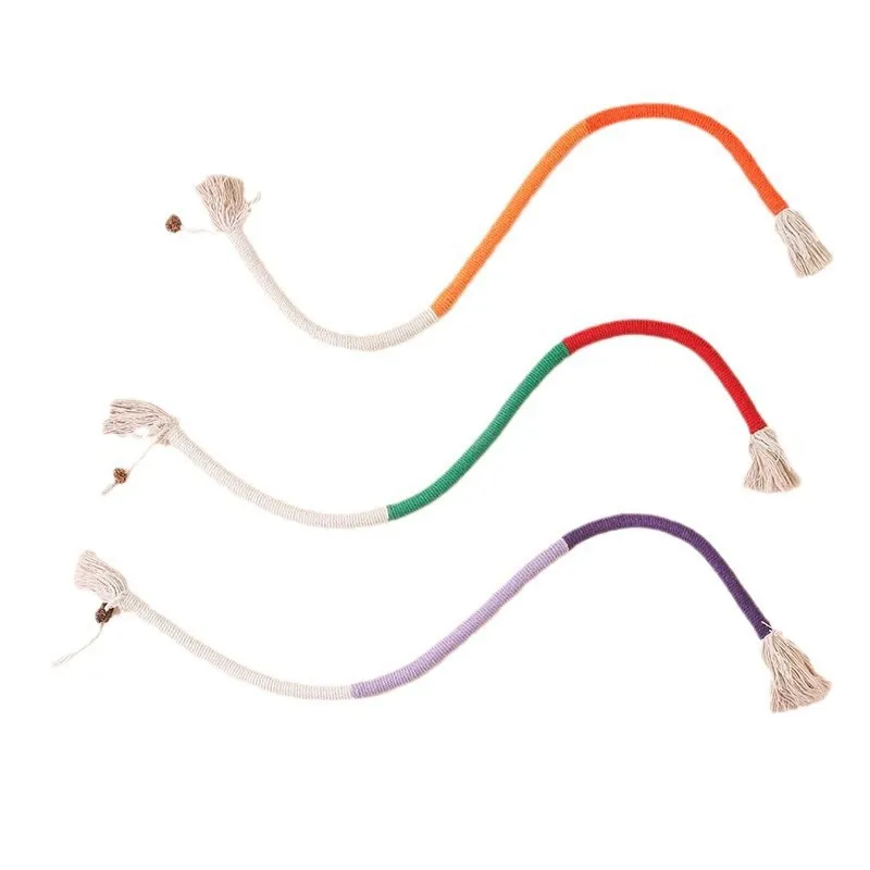 Cat Chew Rope Toy with Insect Gall Fruit – Durable Bite-Resistant Teething Toy, Self-Play Boredom Relief for Indoor Cats & Kittens